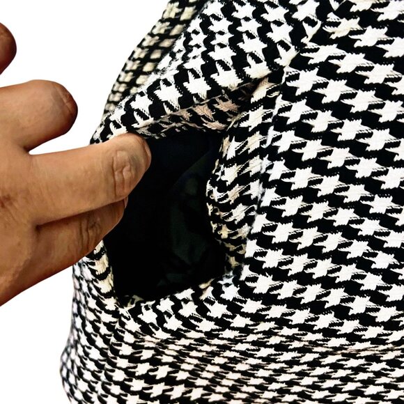 ROXY Outwear Peacoat Mid-Long Single Breasted Plaid Coat Winter Jacket Medium - Picture 11 of 12